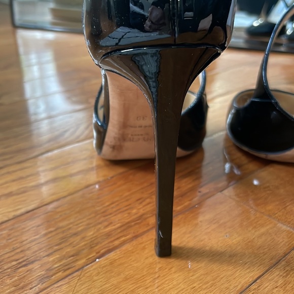 Classic Iconic Jimmy Choo Lancer Pointed Toe Patent Pumps Size 39 - Picture 4 of 10